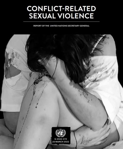 Bilde av forsiden til rapporten Conflict related sexual violence 