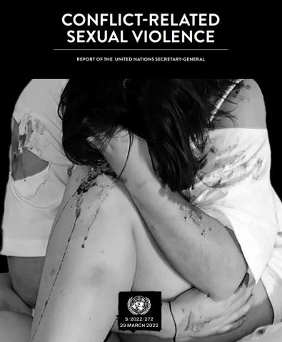 Bilde av forsiden til rapporten Conflict related sexual violence