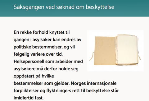 Saksgang fra nettkurset stø kurs