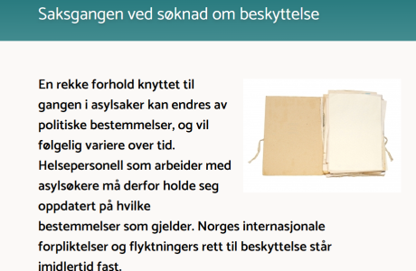 Saksgang info fra nettkurset stø kurs