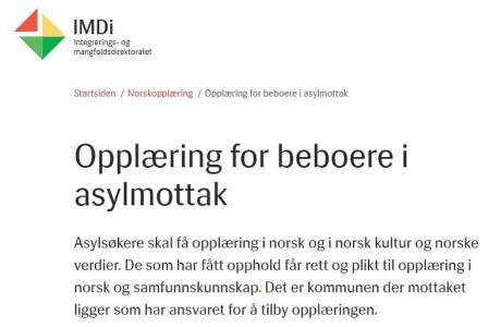 Opplæring | Flyktning